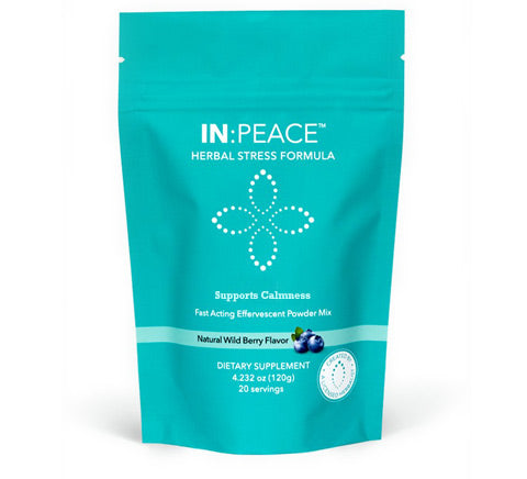 IN:PEACE Herbal Stress Formula WildBerry 20 Serving Pouch