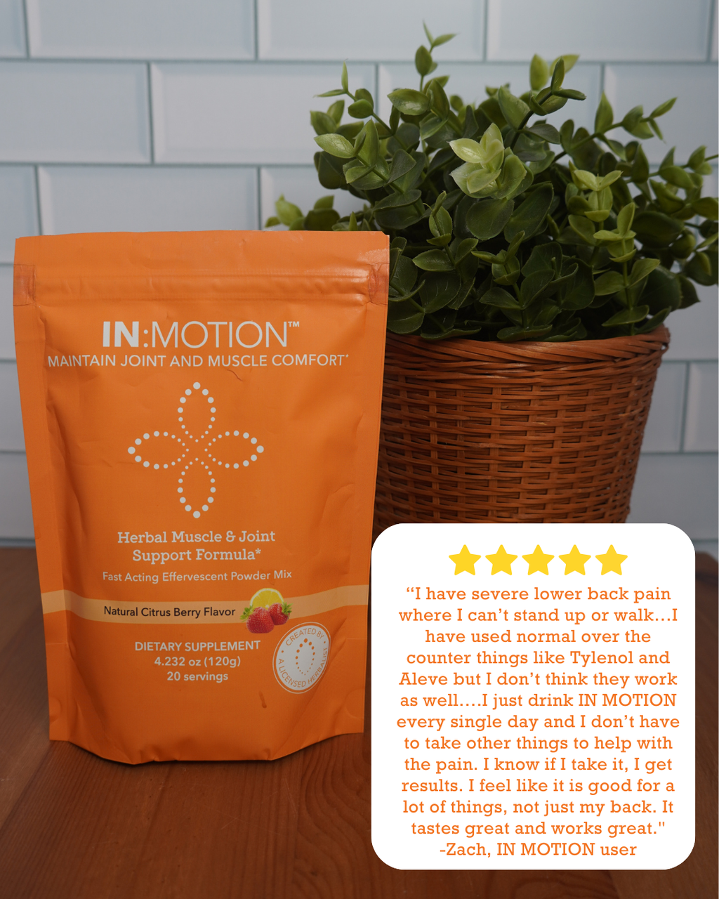 IN MOTION Herbal Joint & Muscle Support