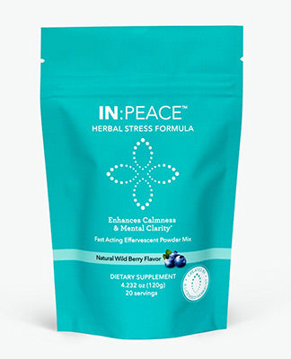 IN:PEACE Herbal Stress Formula WildBerry 20 Serving Pouch